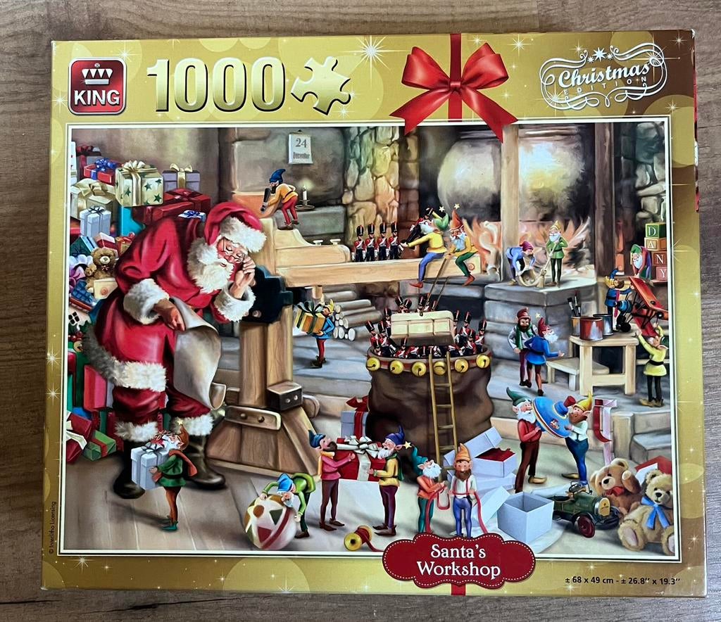 King puzzel 1000 stuks, Ophalen of Verzenden, 500 t/m 1500 stukjes, Zo goed als nieuw