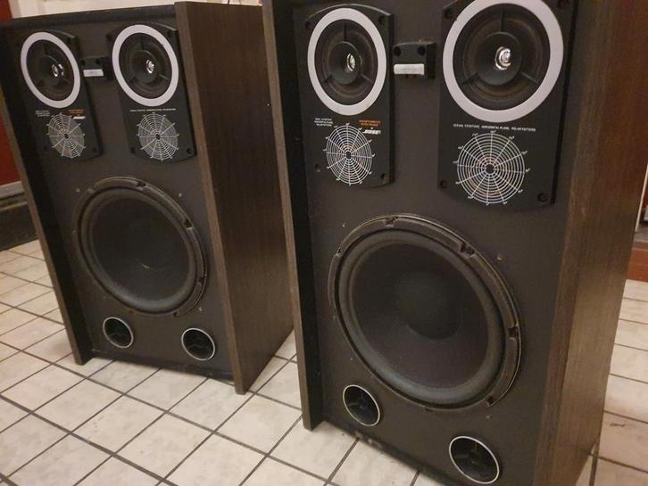 Vintage Bose syncom Speakers, Audio, Tv en Foto, Luidsprekers, Gebruikt, Front, Rear of Stereo speakers, 60 tot 120 watt, Bose