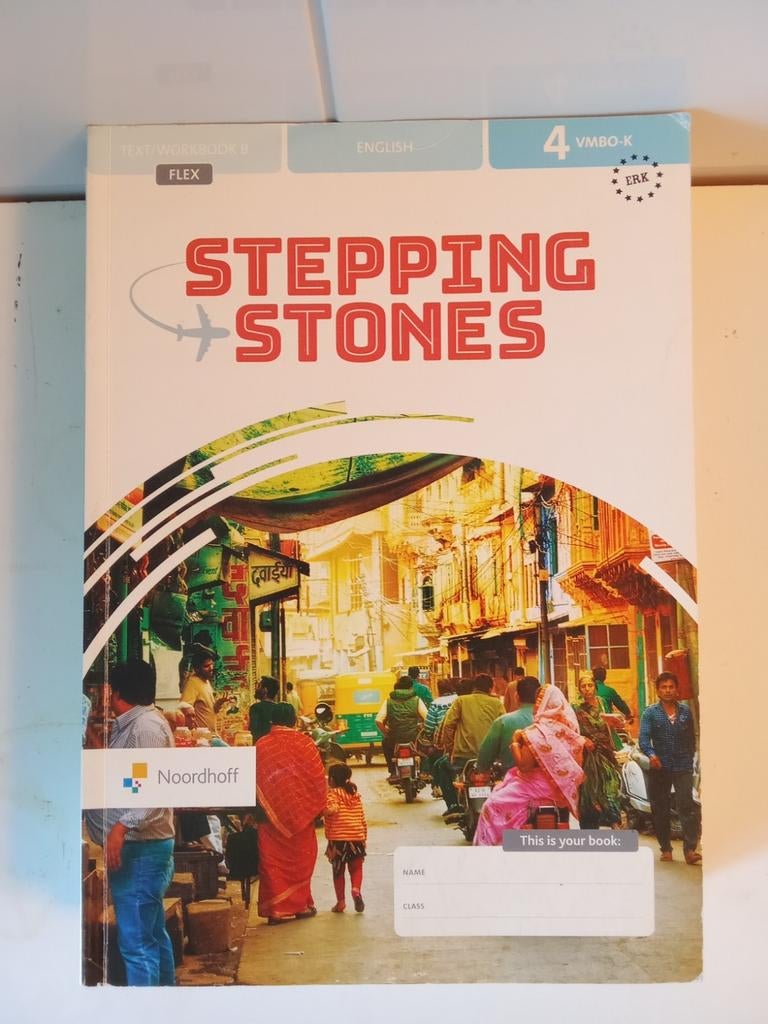 Stepping Stones 4 VMBO Flex Text en Workbook Engels, Boeken, Schoolboeken, VMBO, Engels, Ophalen of Verzenden, Zo goed als nieuw