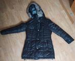 zwarte dames winterjas met nep bontkraag maat 38, Kleding | Dames, Ophalen of Verzenden, Zo goed als nieuw, Maat 38/40 (M), Zwart