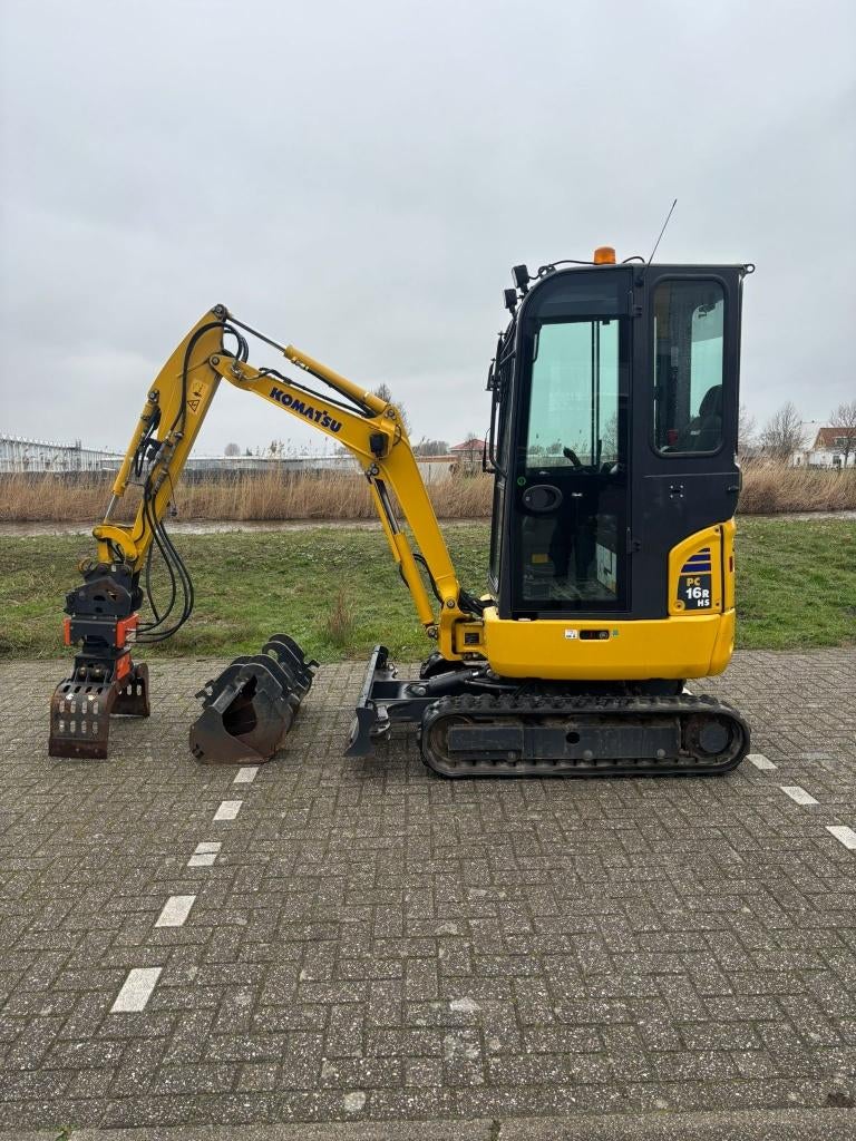 Minigraver Komatsu PC16R-3HS, Zakelijke goederen, Machines en Bouw | Kranen en Graafmachines, Ophalen of Verzenden, Graafmachine