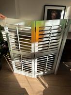 Houten Raamluiken - Sfeervol en Functioneel, Ophalen, Gebruikt, Minder dan 100 cm, Wit