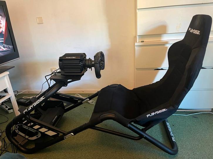 Fanatec F1 race simulator met Playseat, Spelcomputers en Games, Spelcomputers | Overige, Zo goed als nieuw, Overige merken, Ophalen of Verzenden