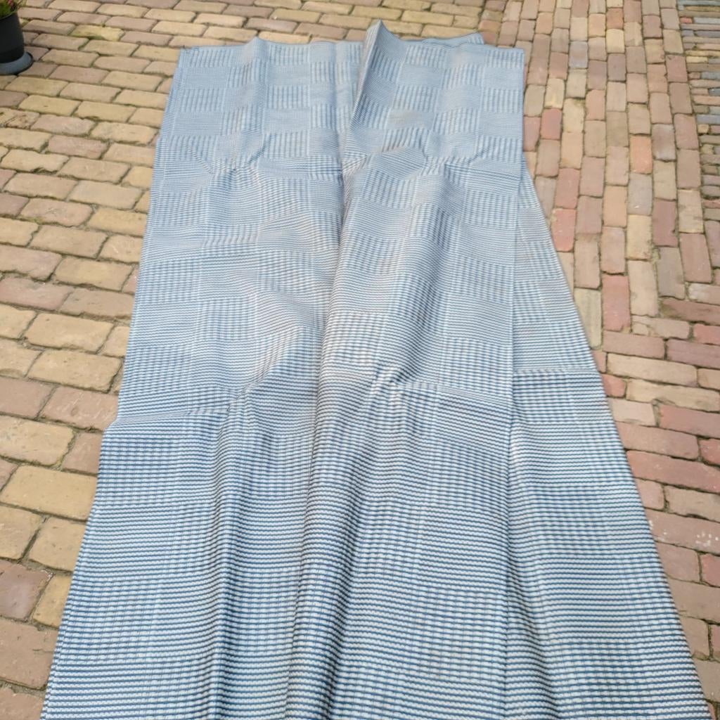 Camping kleed/ kleur blauw/grijs, Ophalen