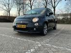 Fiat 500C 0.9 TwinAir Sport 2014 Zwart *CABRIO*, Leder en Stof, Origineel Nederlands, Handgeschakeld, Particulier