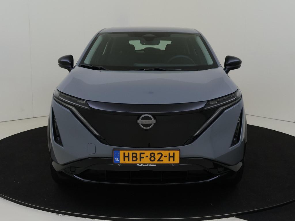 Nissan Ariya Limited Edition 66 kWh Navigatie | LM velgen |, Auto's, Nissan, Stof, 750 kg, Parkeersensor, SUV of Terreinwagen