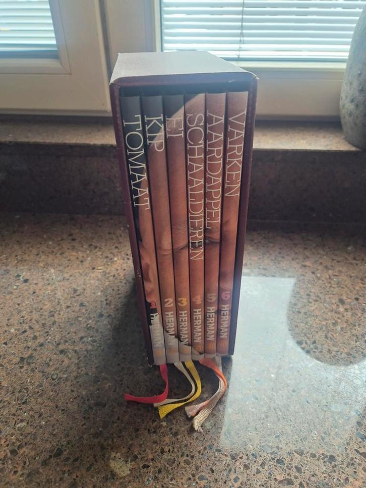 Herman den Blijker Kookboekenbox (6 boeken), Boeken, Overige Boeken, Ophalen
