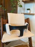 Beige wafel kussenset voor kinderstoel stokke tripp trapp, Ophalen of Verzenden, Nieuw, Meegroeistoel, Stoelverkleiner