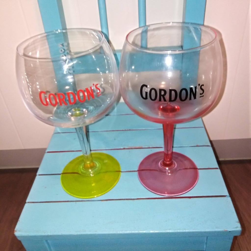 Gordon's Gin Premium groot mixglas 2 stuks, Ophalen, Glas of Glazen, Overige stijlen, Glas
