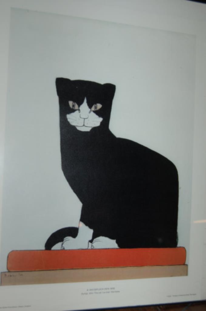 Bart van der leck: Kunstafbeelding DE Kat, Ophalen