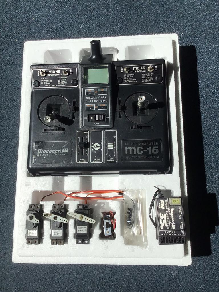Te koop Rc zender MC15 van Graupner, Ophalen of Verzenden, Gebruikt