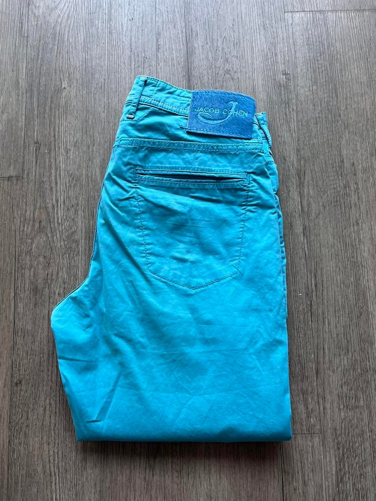 Jacob Cohen broek size 30 type PW606 N Comfort, Blauw, Jacob Cohen, W32 (confectie 46) of kleiner, Ophalen of Verzenden