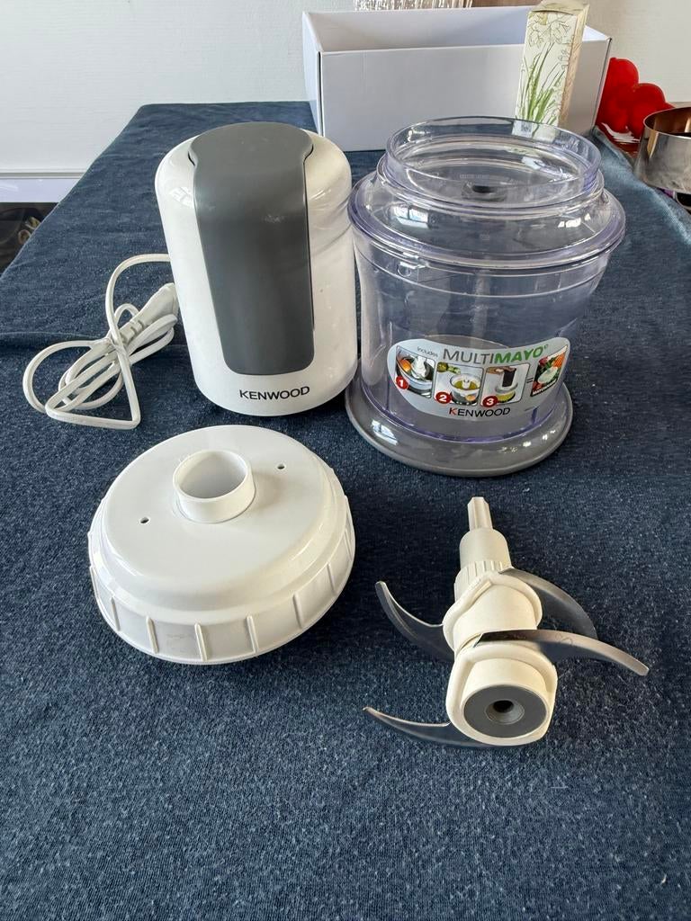 Kenwood Multi Mayo Chopper 0.5L met quad blade, Witgoed en Apparatuur, Keukenmixers, Gebruikt, Minder dan 1 liter, 3 snelheden of meer