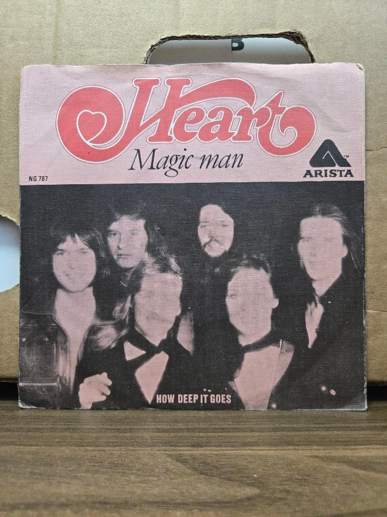 Heart - Magic man, 7 inch, Single, Ophalen of Verzenden, Fotohoes