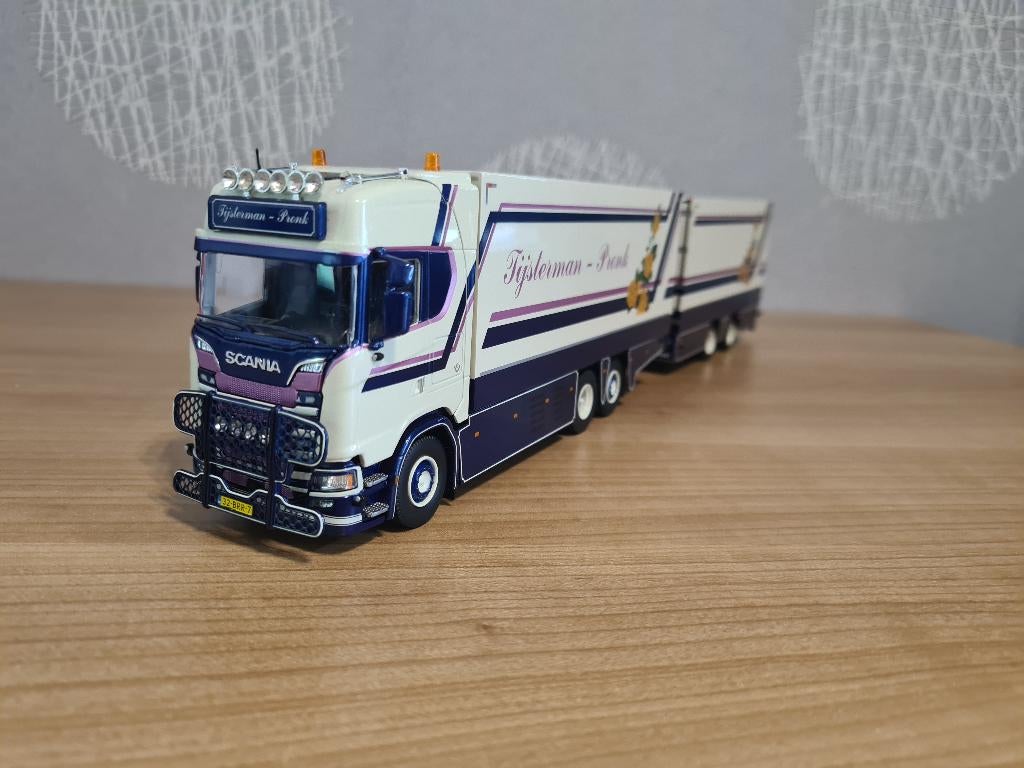 Tijsterman en Pronk Scania S520-V8 Highline combi, Hobby en Vrije tijd, Modelauto's | 1:50, Ophalen of Verzenden, Nieuw, Bus of Vrachtwagen
