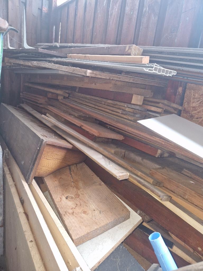 Hout, Ophalen, Gebruikt, 50 mm of meer, Balk