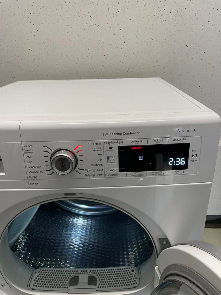 Bosch warmtepomp droger met garantie + bezorging, 6 tot 8 kg, Minder dan 85 cm, Ophalen of Verzenden, Zo goed als nieuw