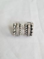 Ti Sento creolen met zirkonia's, Ophalen of Verzenden, Zo goed als nieuw, Zilver, Zilver