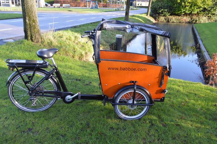 Babboe Big-E met certificaat 375 WH accu, Fietsen en Brommers, Fietsen | Bakfietsen, Zo goed als nieuw, Overige merken