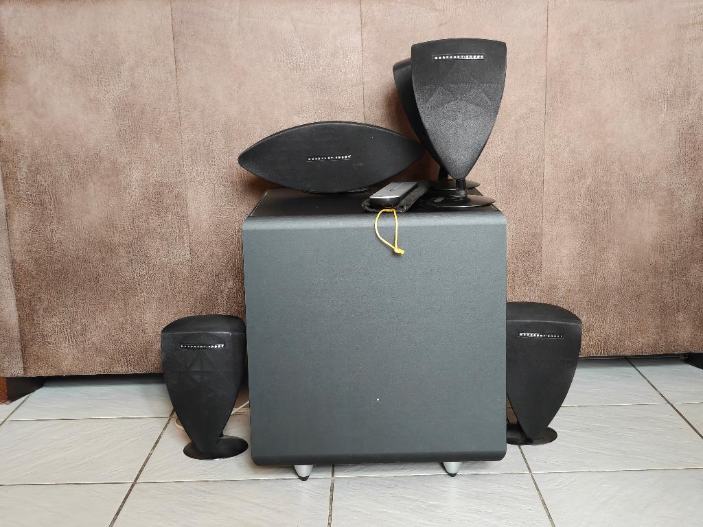 Mordount Short MS402 surroundset, Audio, Tv en Foto, Luidsprekers, Gebruikt, Complete surroundset, 120 watt of meer, Ophalen