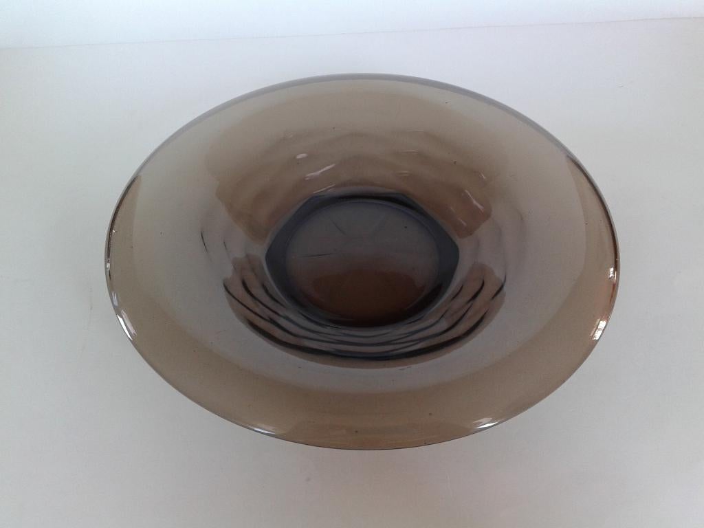 Schaal Copier Leerdam Glas Art Deco, Ophalen of Verzenden