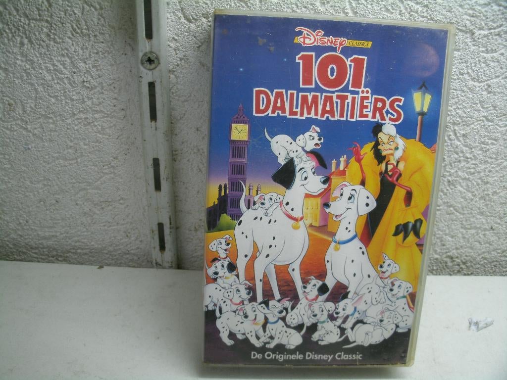 vhs 165a 101 dalmatiers, Alle leeftijden, Ophalen of Verzenden, Zo goed als nieuw, Komedie