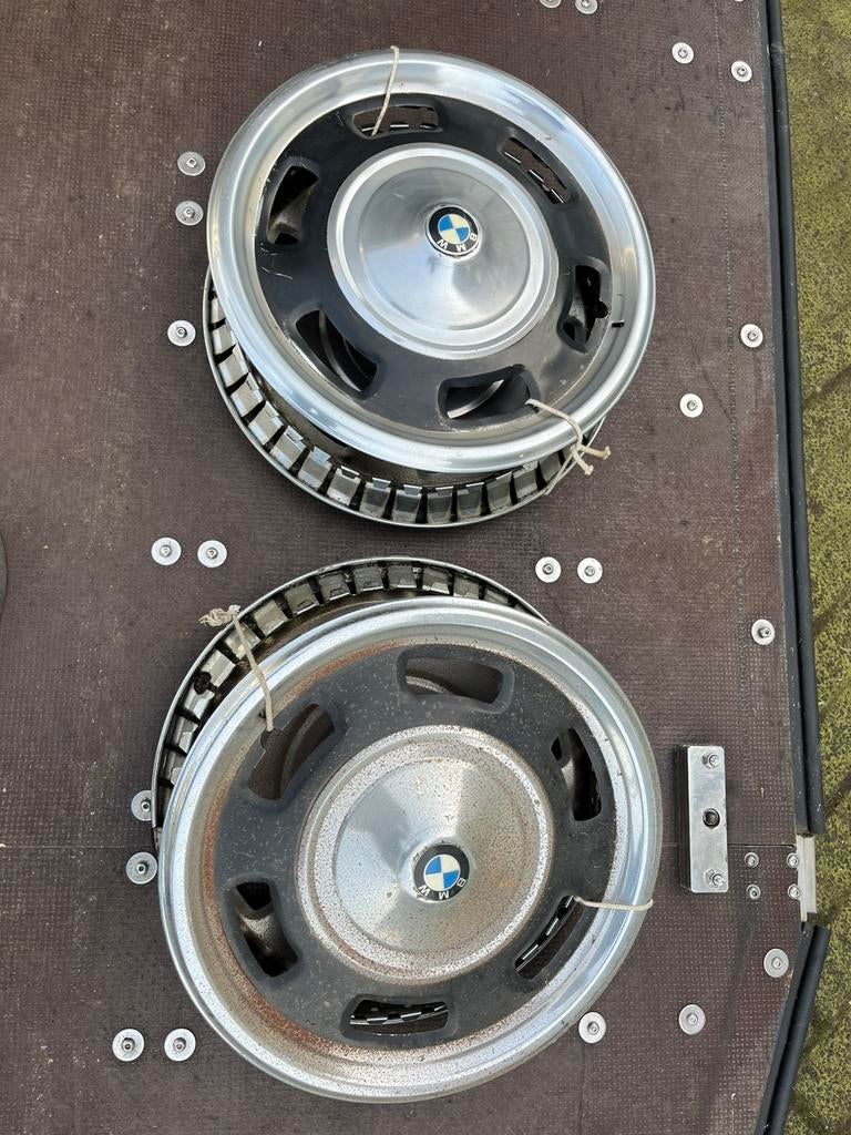 Oldtimer BMW wiel doppen, Ophalen, Gebruikt
