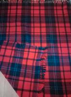 Geruite wollen deken, Ophalen of Verzenden, Zo goed als nieuw