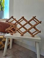 Vintage wijnrekje inklapbaar, Ophalen, Zo goed als nieuw, Hout, Minder dan 50 cm