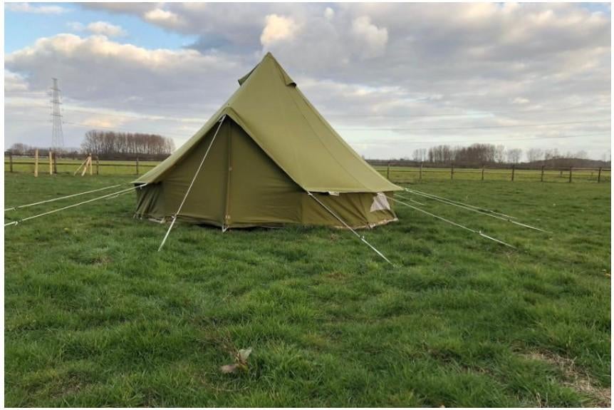 NIEUW sibley bell protech 450 groen, Caravans en Kamperen, Tenten, Ophalen, Nieuw, Tot en met 6