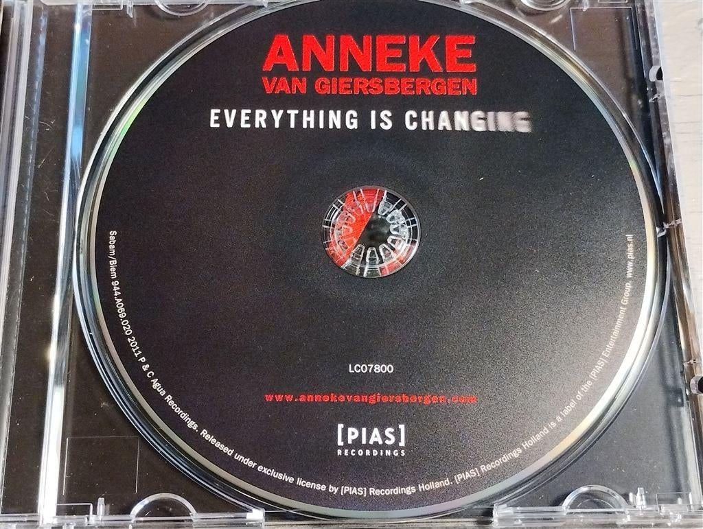 Anneke van Giersbergen ‎– Everything Is Changing, Ophalen of Verzenden, Zo goed als nieuw