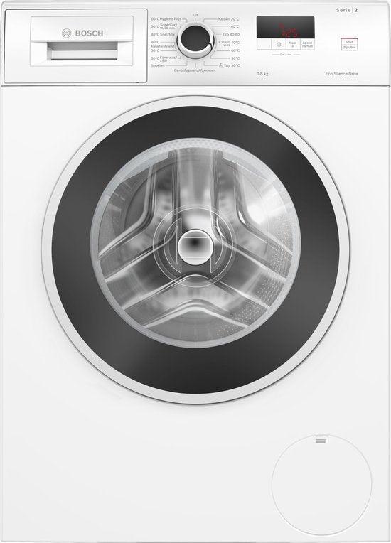Bosch wasmachine WGE03408NL - Serie 2 - Wit, 1200 tot 1600 toeren, Minder dan 85 cm, BSH Huishoudapparaten, 8 tot 10 kg