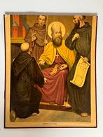 Schoolposters, religieuze beelden 1913 - 16 kartonnen, Ophalen of Verzenden, Overige thema's