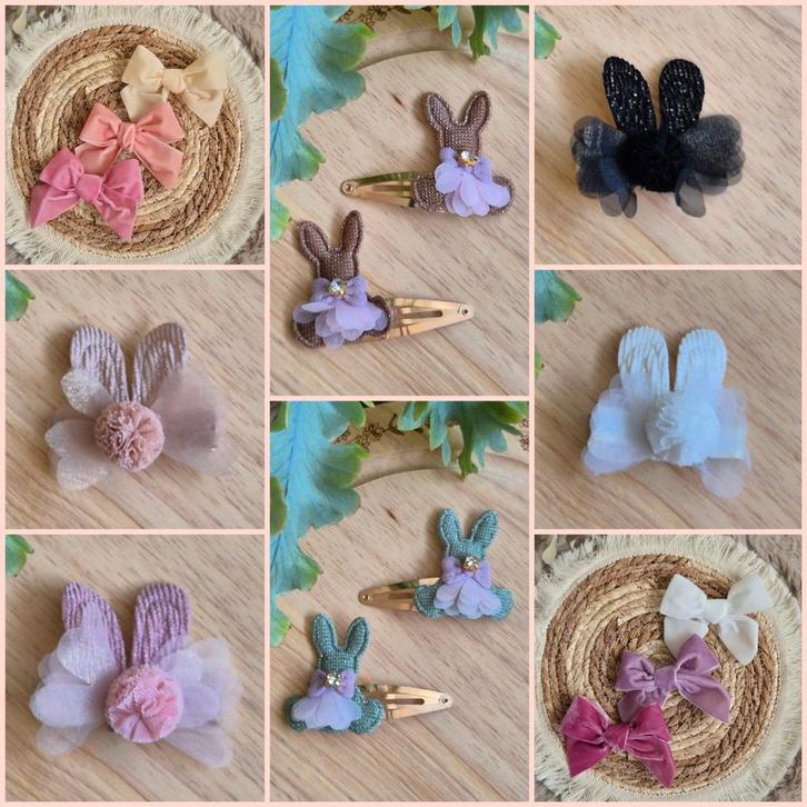 Handgemaakte Haaraccessoires: Strikken, Klikklaks & Haasjes, Kinderen en Baby's, Kindermode-accessoires, Nieuw, Ophalen of Verzenden