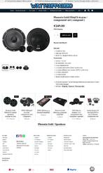 Phoenix Gold ZX65CS 16.5cm / composet /speakers 6.5'', Hifi-Focus, Aalsmeerderweg 173 1432 CL, Aalsmeer, Nieuw, Ophalen of Verzenden