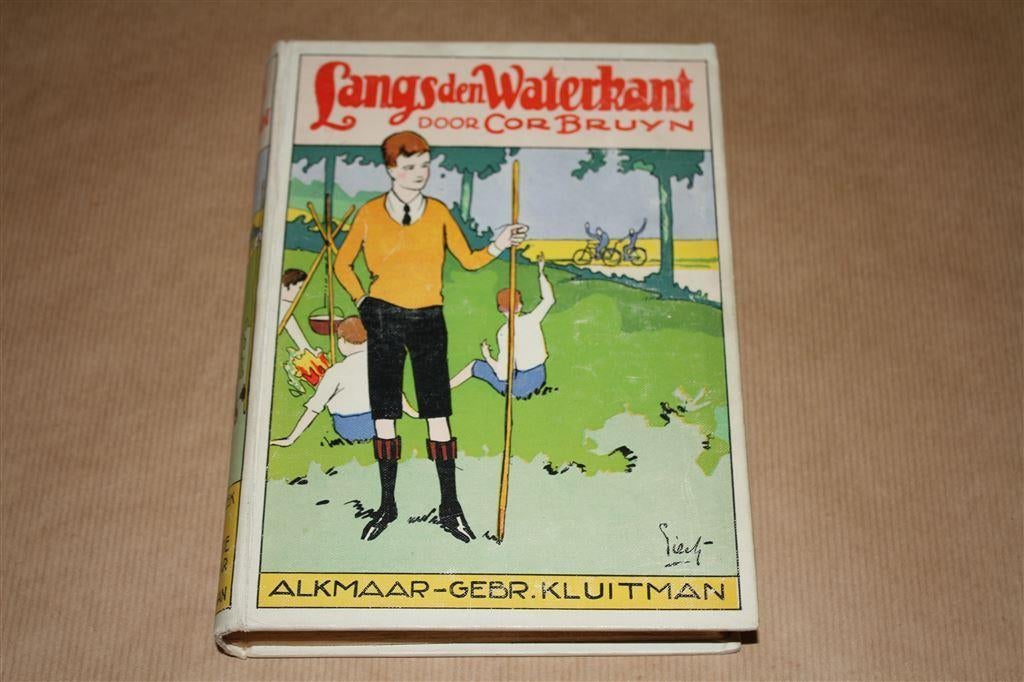 Langs den waterkant. Cor Bruyn. Kluitman 2e dr. 1929., Ophalen of Verzenden, Zo goed als nieuw