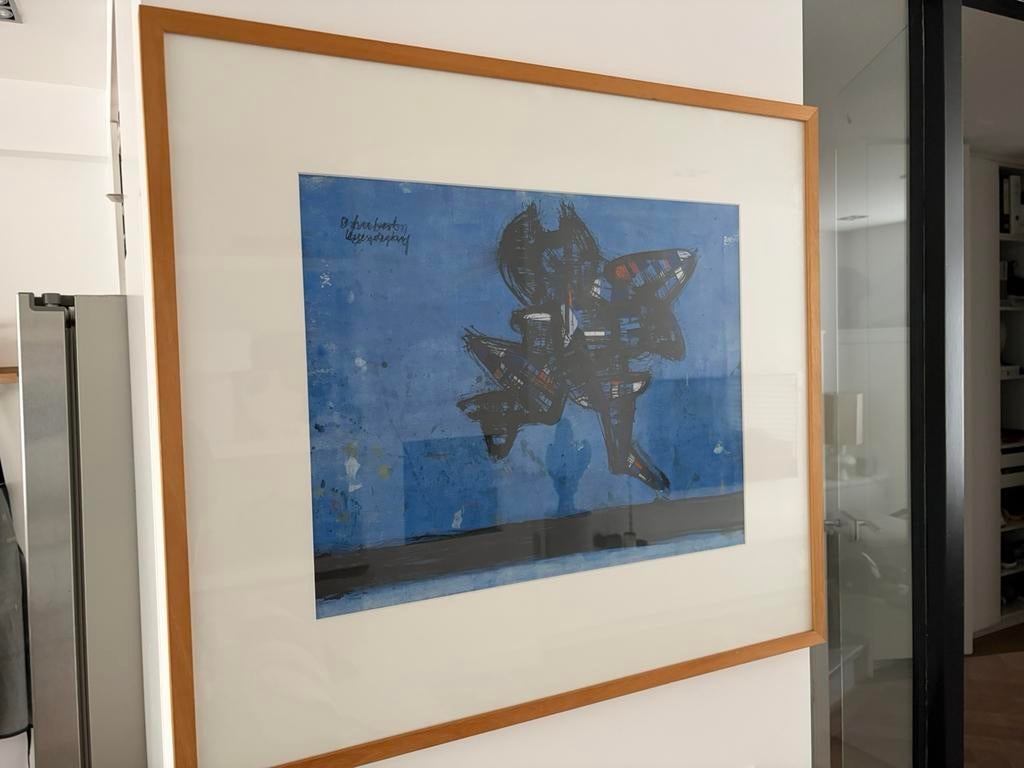 H. Leyendeckers Zwarte figuur met zwarte band (1961), Antiek en Kunst, Ophalen of Verzenden