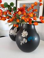 IKEA Jonsberg vaas van Hella Jongerius, Gebruikt, Zwart, Aardewerk of Porselein, Ophalen of Verzenden