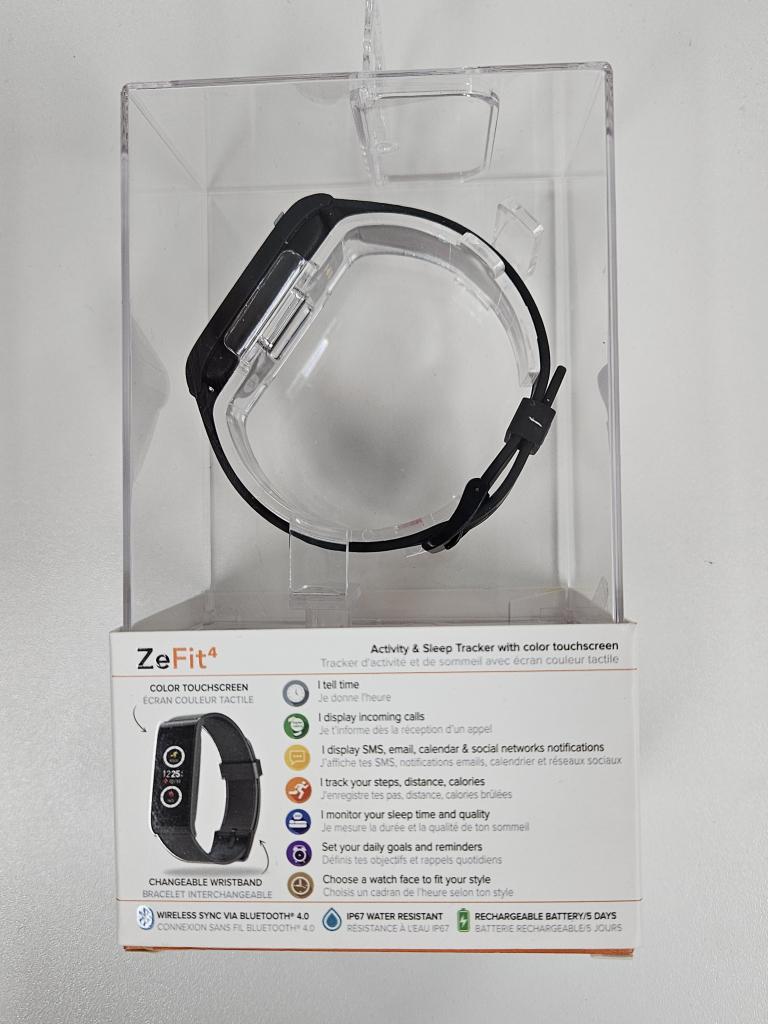 MyKronoz ZeFit4 Zwart, Sieraden, Tassen en Uiterlijk, Smartwatches, Niet ingevuld, Zwart, Niet ingevuld, Nieuw