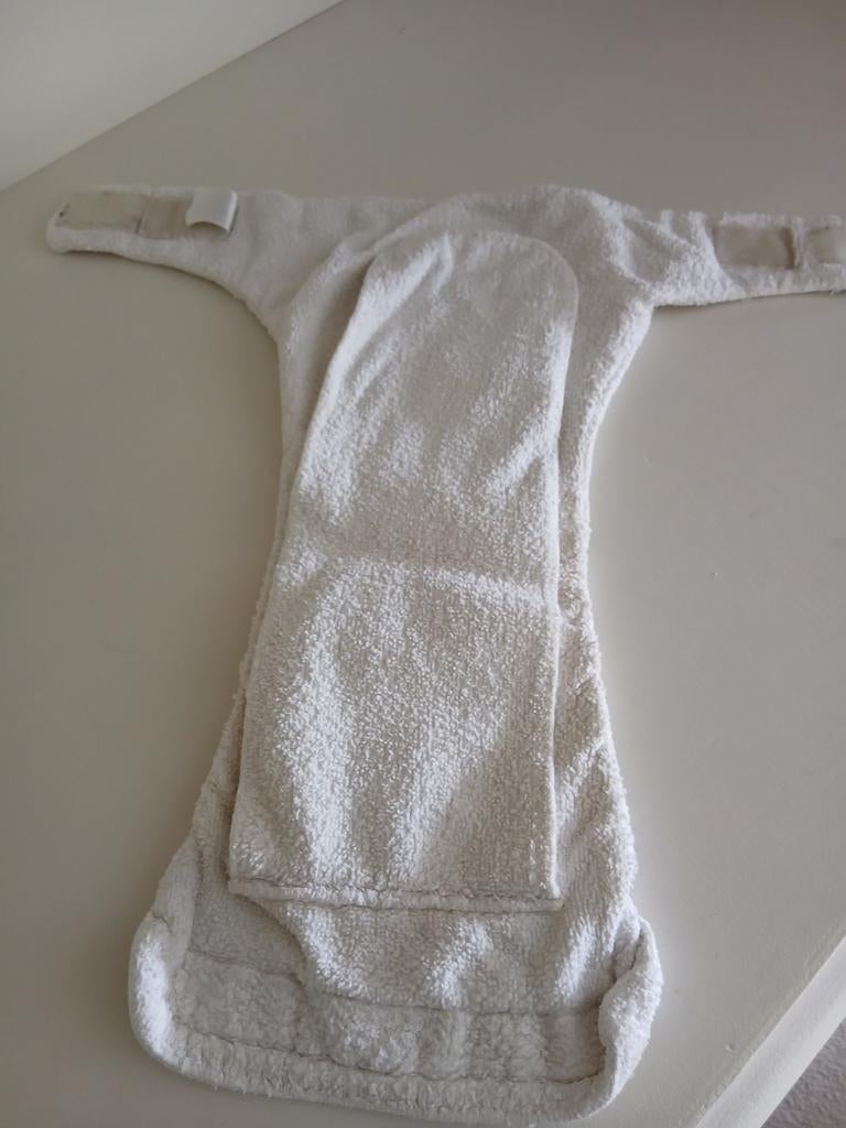 20 wasbare luiers Little Lamb, gebruikt + 4 nieuw, Ophalen of Verzenden