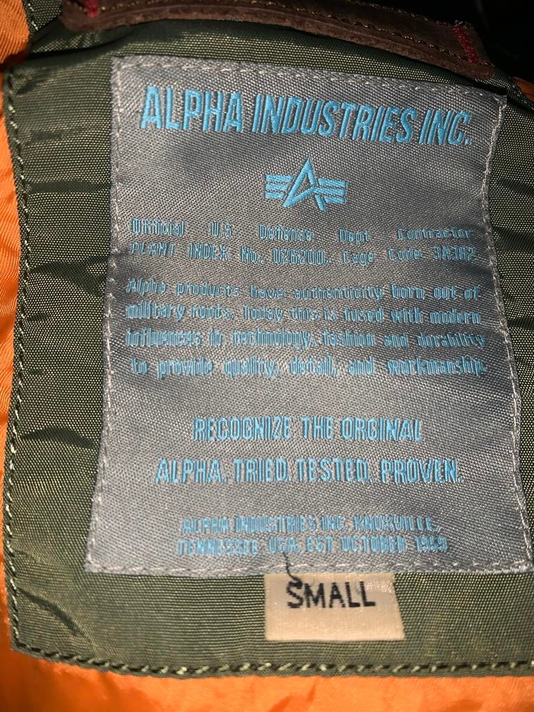 Alpha Industries MA-1 Bomberjack - Zo goed als nieuw, Ophalen of Verzenden, Zo goed als nieuw, Groen