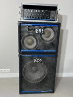 EBS Fafner inclusief  2x pro line 2000 cabinet, Muziek en Instrumenten, Ophalen, Gebruikt, Basgitaar, 100 watt of meer