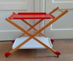 Vintage bijzettafel tafeltje trolley serving tray theetafel, Ophalen, Meisje