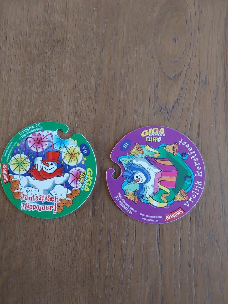 2 Giga Flippo's, Verzamelen, Ophalen of Verzenden, Losse flippo's