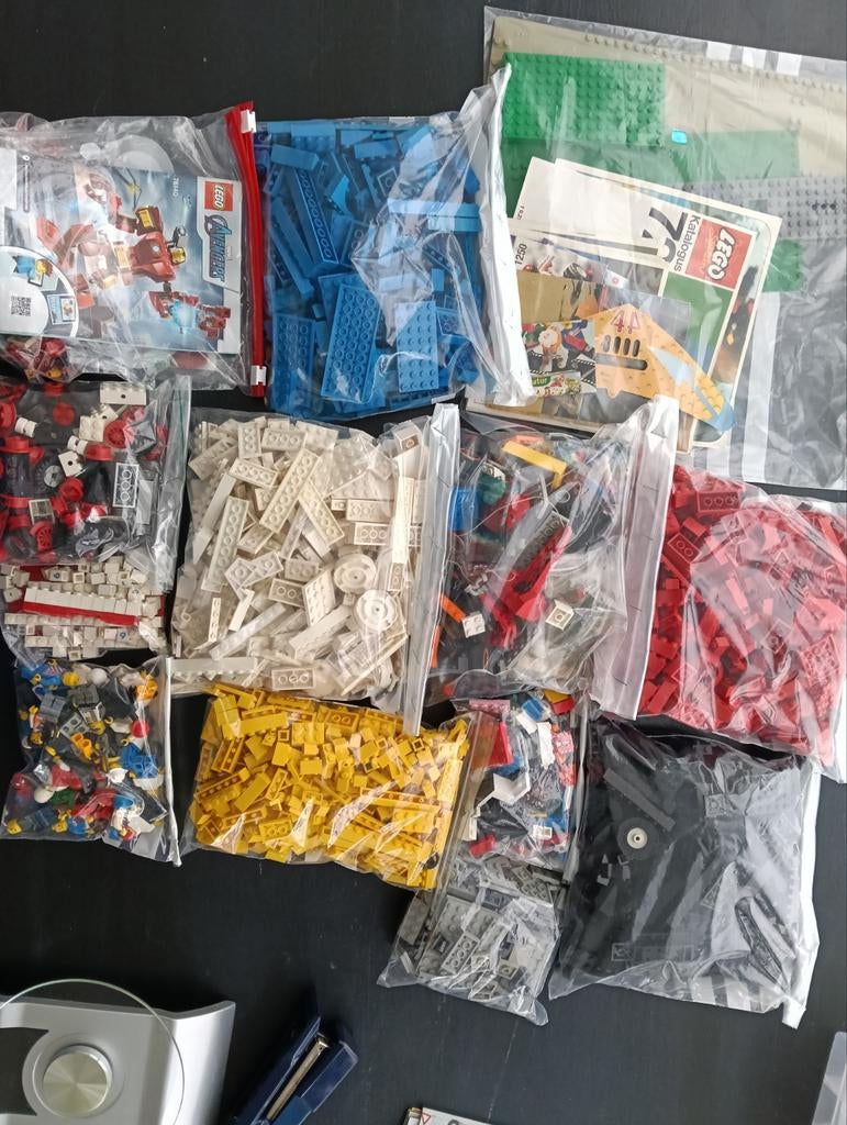 4 kilo oude Lego, op kleur gesorteerd, Ophalen of Verzenden, Gebruikt