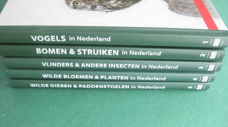5 x Postcodeloterij natuurboeken, Boeken, Natuur, Nieuw, Bloemen, Planten en Bomen, Ophalen of Verzenden
