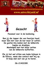 Horeca, Vacatures, Starter, Overige vormen, Overige niveaus, Geschikt als bijbaan