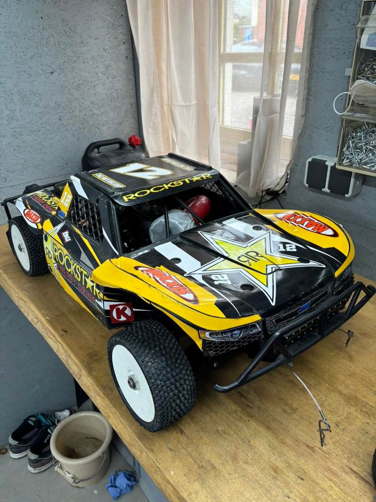 Losi 5ive t 2.0, Benzine, Auto offroad, Ophalen of Verzenden, Zo goed als nieuw