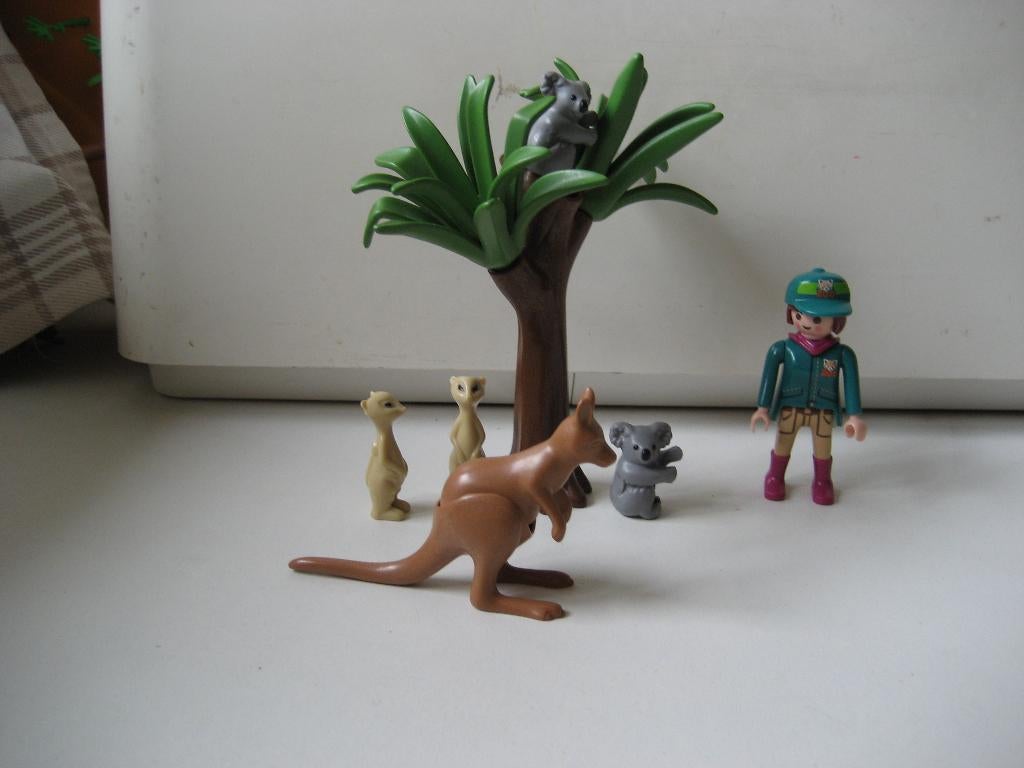 playmobil dierenverzorger met kangoeroe en koala's, Ophalen of Verzenden, Zo goed als nieuw