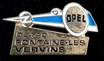 Opel Fontaine-Les Vervins pin, Verzenden, Nieuw, Transport, Speldje of Pin